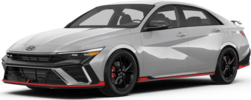 2025 Hyundai Elantra N front-facing, side angle cropped car colored image