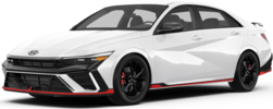 2025 Hyundai Elantra N front-facing, side angle cropped car colored image