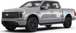 2025 Ford F150 Lightning front-facing, side angle cropped car colored image