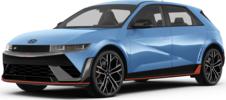 2025 Hyundai IONIQ 5 N front-facing, side angle cropped car colored image