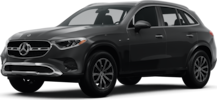2026 Mercedes-Benz GLC front-facing, side angle cropped car colored image
