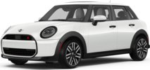 2026 MINI Hardtop 4 Door front-facing, side angle cropped car colored image