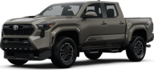 2025 Toyota Tacoma i-FORCE MAX Double Cab front-facing, side angle cropped car colored image