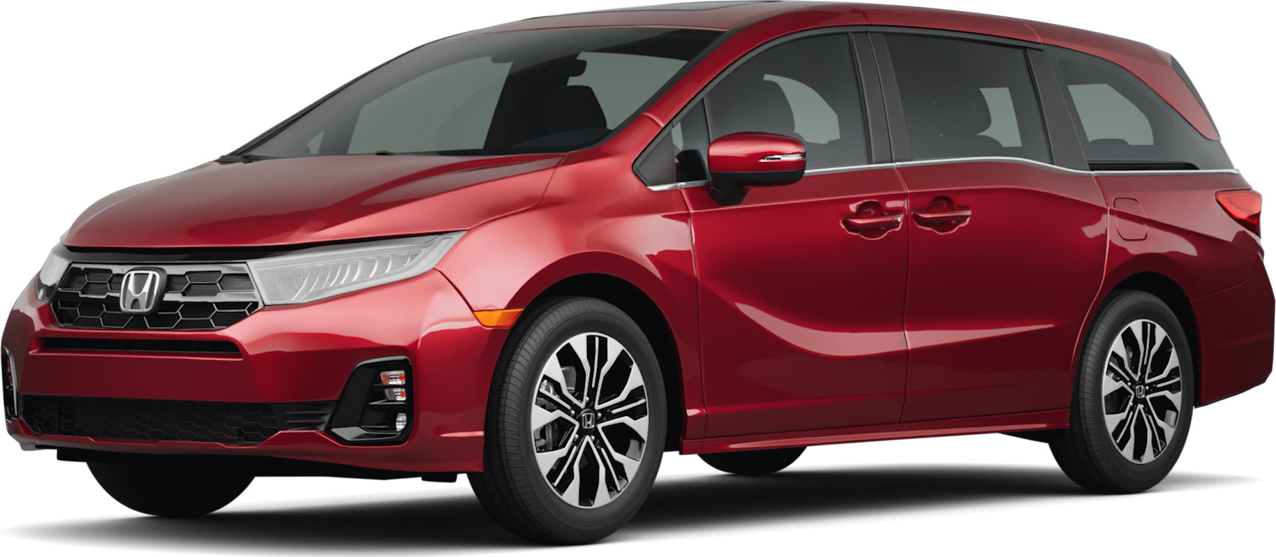 2026 Honda Odyssey front-facing, side angle cropped car colored image