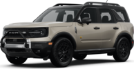 2025 Ford Bronco Sport front-facing, side angle cropped car colored image