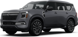 2026 Nissan Armada front-facing, side angle cropped car colored image