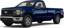 2025 Ford F150 front-facing, side angle cropped car colored image