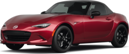 2024 MAZDA MX-5 Miata front-facing, side angle cropped car colored image
