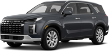 2025 Hyundai Palisade front-facing, side angle cropped car colored image