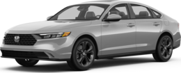 2025 Honda Accord Hybrid front-facing, side angle cropped car colored image