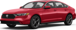2025 Honda Accord Hybrid front-facing, side angle cropped car colored image