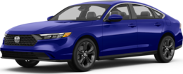 2026 Honda Accord Hybrid front-facing, side angle cropped car colored image