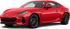 2025 Subaru BRZ front-facing, side angle cropped car colored image