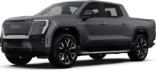2025 GMC Sierra EV front-facing, side angle cropped car colored image