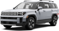 2026 Hyundai Santa Fe Hybrid front-facing, side angle cropped car colored image