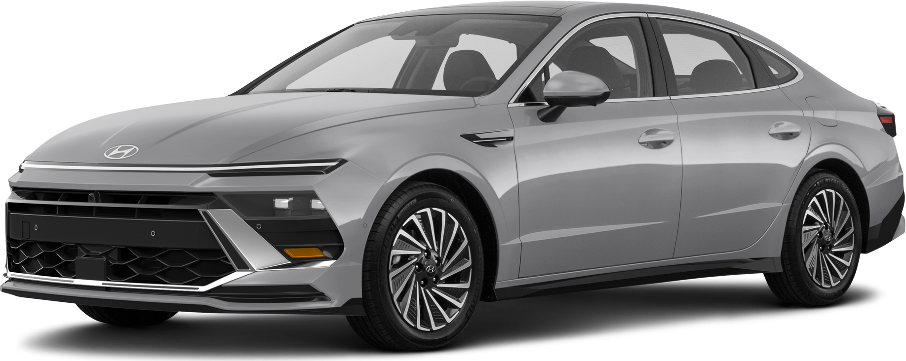 2026 Hyundai Sonata Hybrid front-facing, side angle cropped car colored image