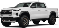 2025 Chevrolet Colorado front-facing, side angle cropped car colored image