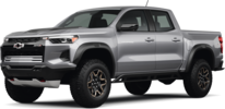 2025 Chevrolet Colorado front-facing, side angle cropped car colored image