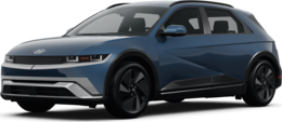 2025 Hyundai IONIQ 5 front-facing, side angle cropped car colored image