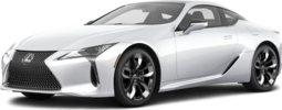 2025 Lexus LC front-facing, side angle cropped car colored image
