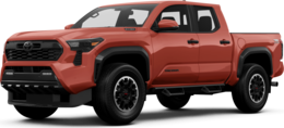 2025 Toyota Tacoma i-FORCE MAX Double Cab front-facing, side angle cropped car colored image