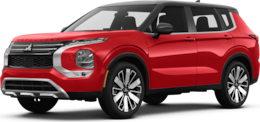 2026 Mitsubishi Outlander front-facing, side angle cropped car colored image