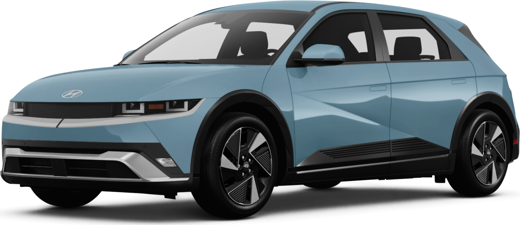 2026 Hyundai IONIQ 5 front-facing, side angle cropped car colored image