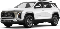 2026 Chevrolet Equinox front-facing, side angle cropped car colored image