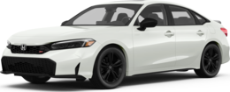 2026 Honda Civic front-facing, side angle cropped car colored image