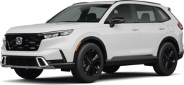 2026 Honda CR-V Hybrid front-facing, side angle cropped car colored image