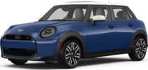 2026 MINI Hardtop 4 Door front-facing, side angle cropped car colored image