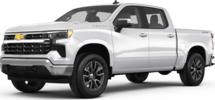2026 Chevrolet Silverado 1500 front-facing, side angle cropped car colored image