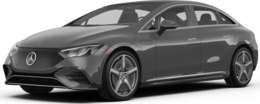 2026 Mercedes-Benz EQE front-facing, side angle cropped car colored image