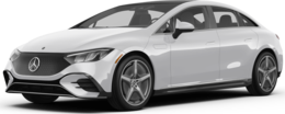 2026 Mercedes-Benz EQE front-facing, side angle cropped car colored image