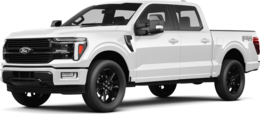 2025 Ford F150 front-facing, side angle cropped car colored image