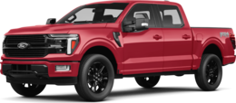 2025 Ford F150 front-facing, side angle cropped car colored image