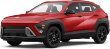 2026 Hyundai Kona front-facing, side angle cropped car colored image
