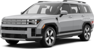 2026 Hyundai Santa Fe front-facing, side angle cropped car colored image