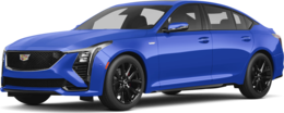 2026 Cadillac CT5-V front-facing, side angle cropped car colored image