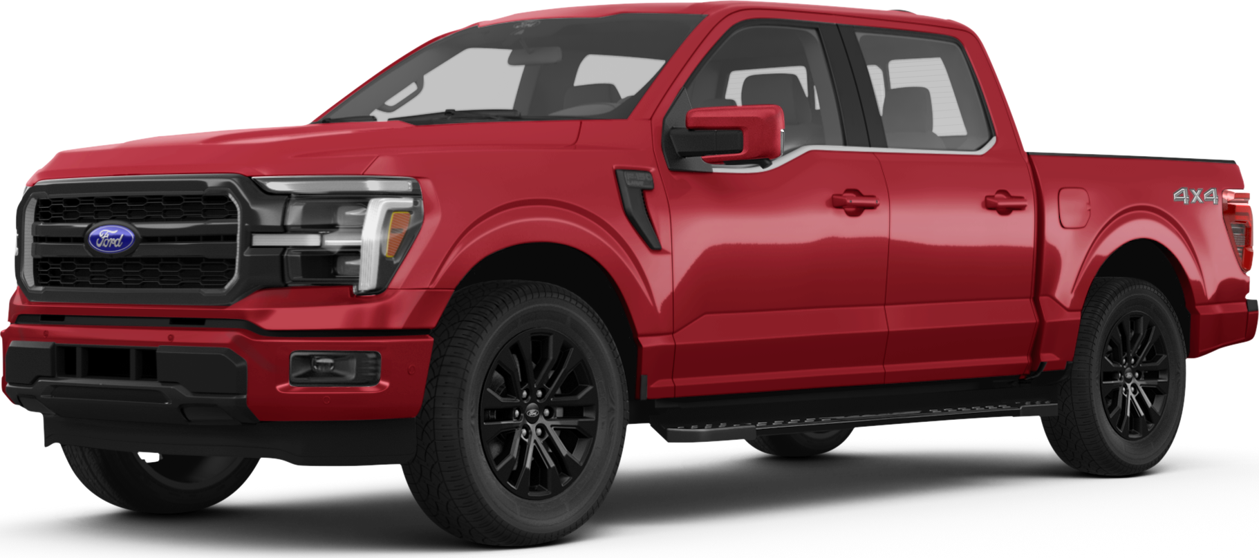 2026 Ford F150 front-facing, side angle cropped car colored image