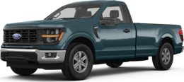 2026 Ford F150 front-facing, side angle cropped car colored image
