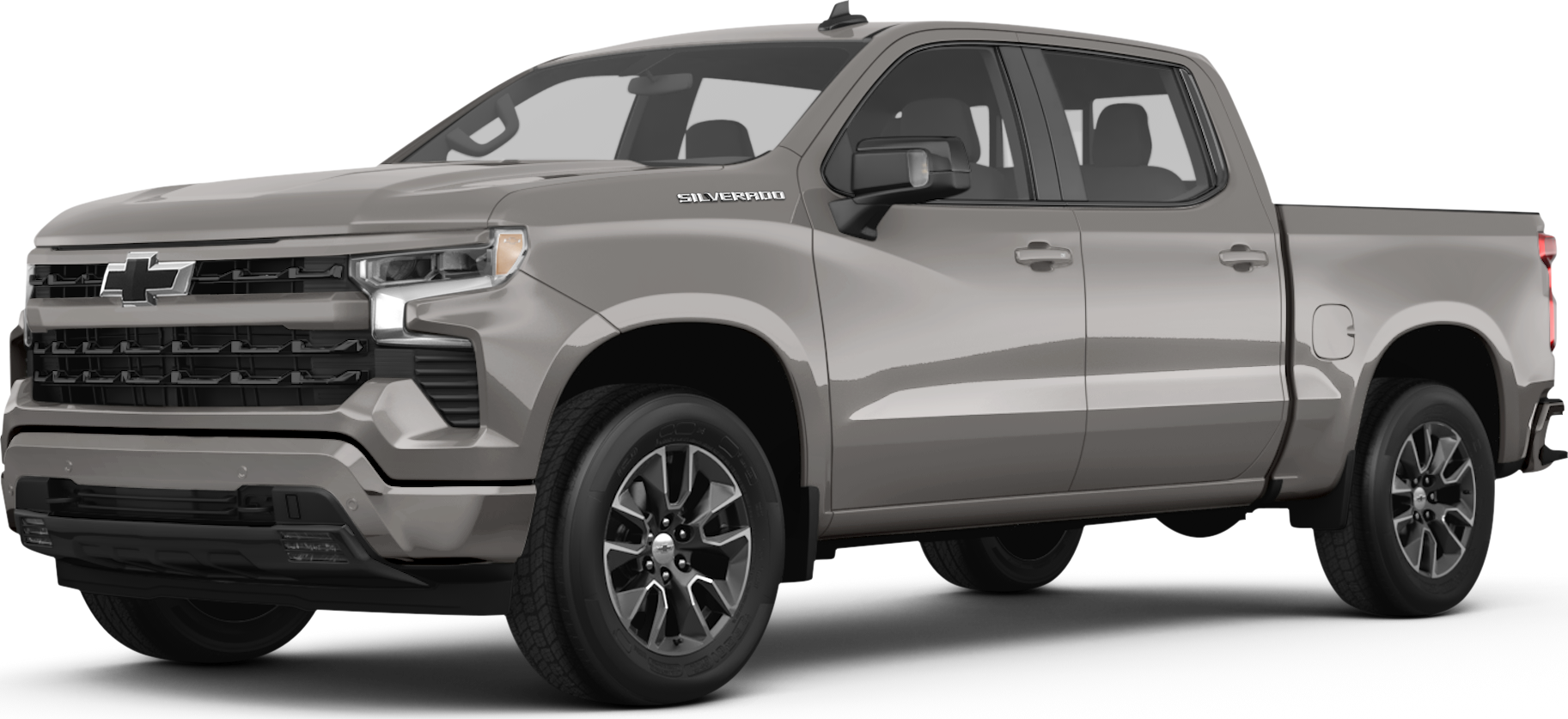 2026 Chevrolet Silverado 1500 front-facing, side angle cropped car colored image