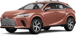 2026 Lexus RX front-facing, side angle cropped car colored image