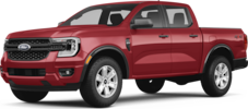 2026 Ford Ranger front-facing, side angle cropped car colored image