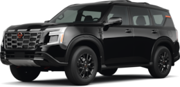 2026 Nissan Armada front-facing, side angle cropped car colored image