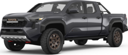 2026 Toyota Tacoma i-FORCE MAX Double Cab front-facing, side angle cropped car colored image
