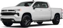 2026 Chevrolet Silverado 1500 front-facing, side angle cropped car colored image