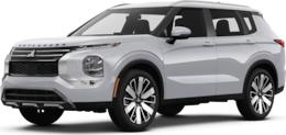 2026 Mitsubishi Outlander front-facing, side angle cropped car colored image