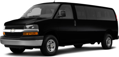 Express 3500 Passenger LS Diesel Extended Van 3D image
