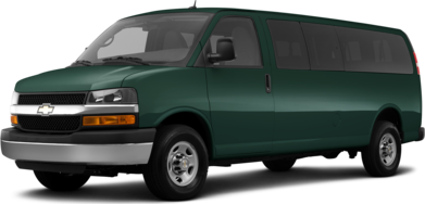 Express 3500 Passenger LT Diesel Extended Van 3D image